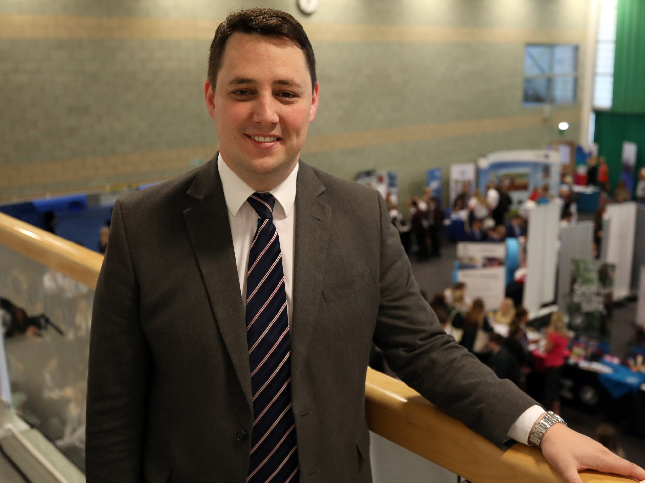 Tees Valley Mayor Ben Houchen at the Tees Valley Skills and STEM event.. Link to Tees Valley Skills and STEM event hailed a success.