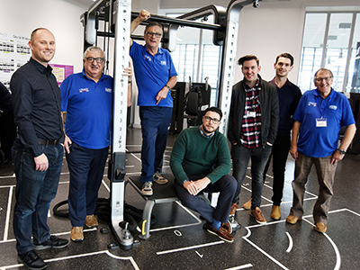 Daniel Eaves, Ted Docherty, Steve Foster, Jack Binks, Jonathan Emerson, Matthew Scott and Graham Wilson.. Link to New rehabilitation methods for improving recovery after a stroke.