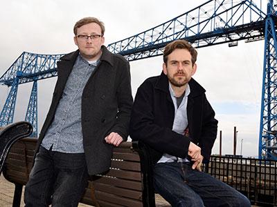 Dr Ben Roberts and Charlie Tait.. Link to Exhibition takes visitors on an emotional journey exploring the aftermath of the Great War.