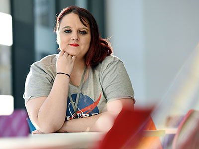Samantha Skene. Link to Inspirational student to share experiences at Hackathon.