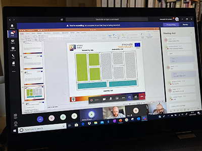 A virtual DigitalCity Fellowship Accelerator session in delivery. Link to DigitalCity continues business support amid Covid-19 challenges.