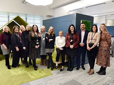 The professional apprenticeships team at Teesside University. Link to Learn more about the benefits of professional apprenticeships.