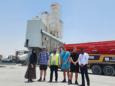 Teesside University students taking part in a visit to the United Arab Emirates. Link to Hundreds of students to be given opportunity to study abroad.