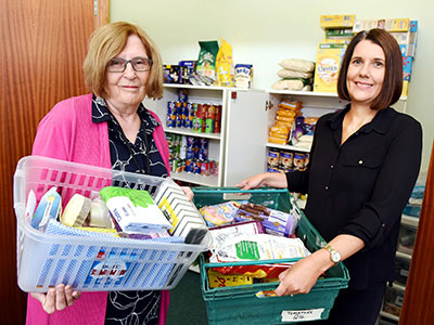 Pat McBride with Maria Ditchburn