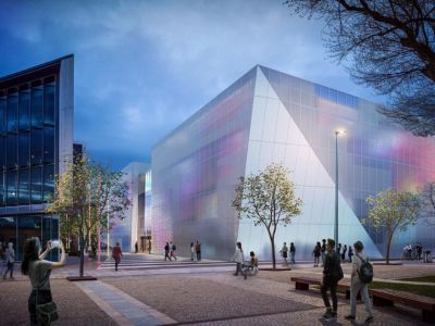 Artist impression of Digital Life. Link to University continues to invest in the student experience with announcement of new Digital Life building.