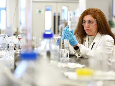 Dr Tannaz Pak, Associate Professor in Energy and Environmental Engineering. Link to Supporting Nigerian farmers by transforming food waste into valuable material.