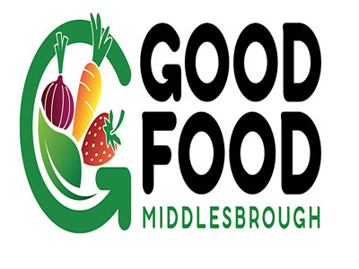 Good Food Middlesbrough logo showing fruit and vegatables. Link to Do Good, Feel Good - Beyond Gold, Thu 5 June 2025.