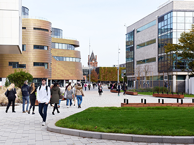 Teesside University campus. Link to Landmark South Africa–UK doctoral partnership launched by Teesside University and UK2070 Teesside Taskforce.