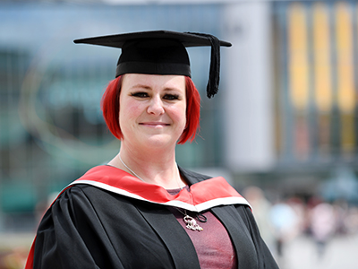 Kerri Coyne. Link to Kerri set to continue her academic journey at Teesside University .