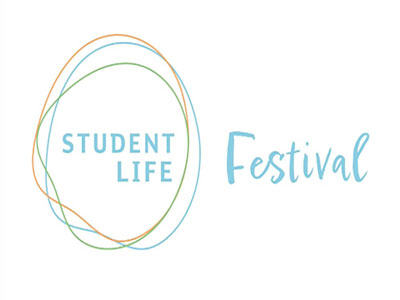 An image of the Student Life festival logo.. Link to Student Life Festival: Connecting .