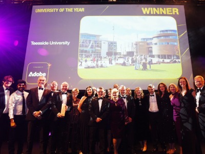 Teesside University has been named Times Higher Education University of the Year. Link to Teesside University wins prestigious University of the Year award .