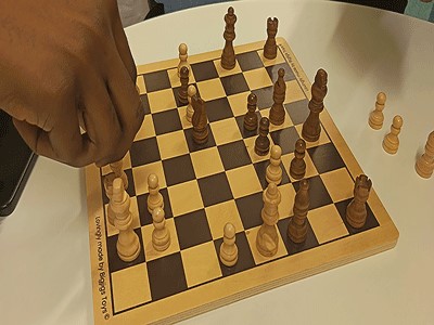 An image of a chess board. Link to Monday Games Night.