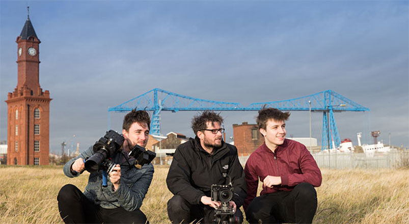 L-R: Connor Chambers, Matt McGough and Jack Holmes