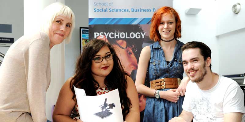 Dr Sue Becker, Holly Shahverdi, Nadine Spence, Luke Kennedy.