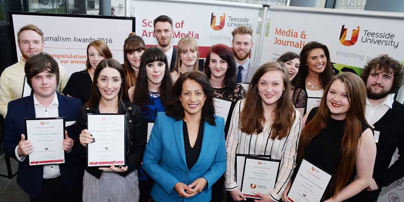 Award winners with Dr Shiulie Ghosh. 