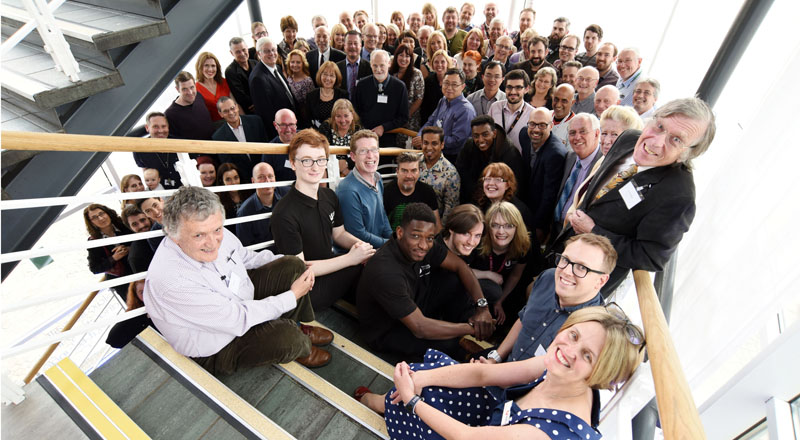 Guests at the School of Computing 50th anniversary celebrations.