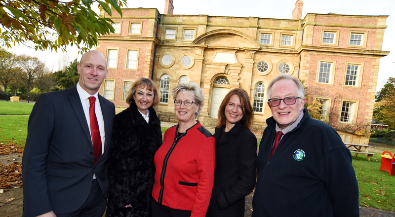 Councillor Carl Quartermain, Cabinet Member for Jobs, Skills and Leisure; Amanda Skelton, Chair of the SSI Task Force and Chief Executive of Redcar and Cleveland Borough Council; Dr Joan Heggie, Research Fellow in the School of Social Sciences, Business & Law; Professor Natasha Vall, Associate Dean (Research and Innovation), School of Design Culture & the Arts; and Malcolm Armstrong, Cultural Services Manager at Redcar & Cleveland Borough Council.