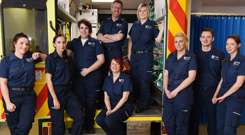 The BSc (Hons) Paramedic Practice cohort