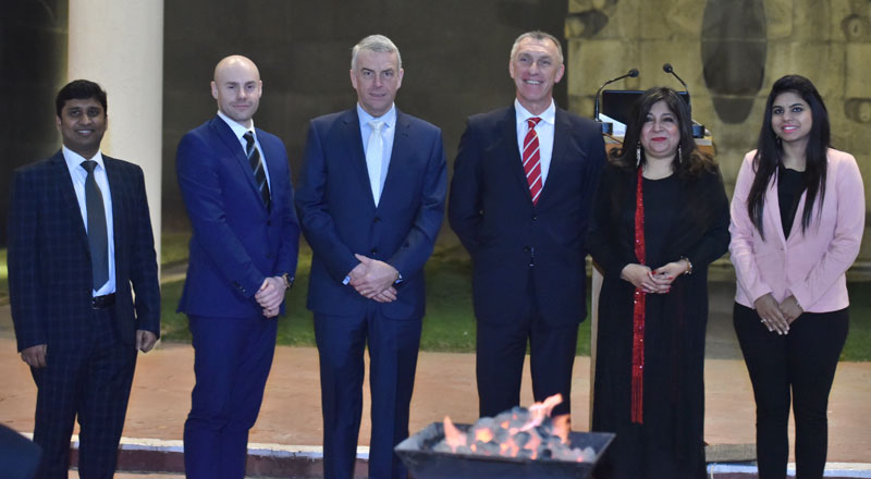 Picture caption (left to right) Gok Kandasamy, Principal Lecturer in Sports Therapy and University Teaching Fellow; George Hunt, Director of International Development; Dr David Bell, Pro Vice-Chancellor International; Professor Paul Croney, Vice-Chancellor and Chief Executive; Padmini Parameswaran, India Regional Director; Priyanka Arora, India Office.