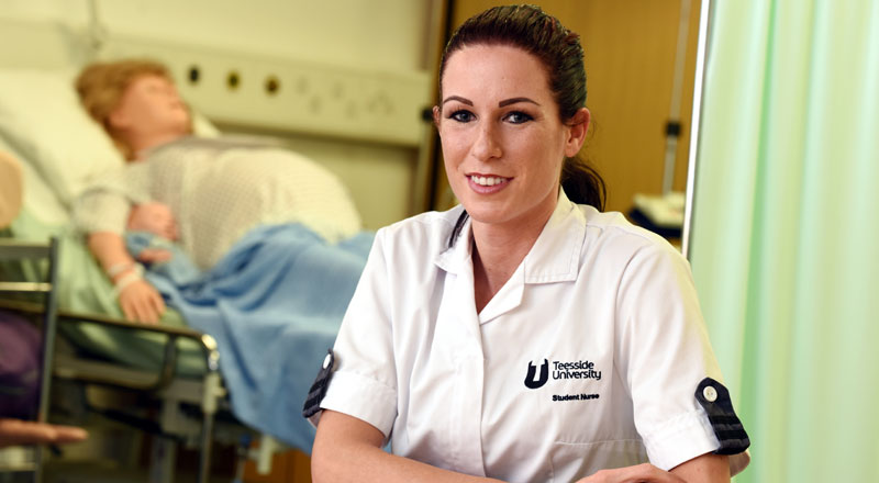 Award winning nursing student Kelly Spence