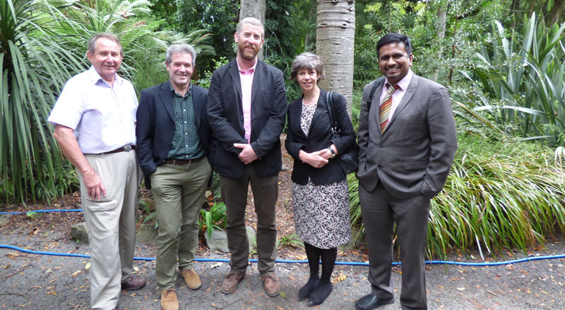 UK Delegates with British High Commissioner Steve Thompson (first left).