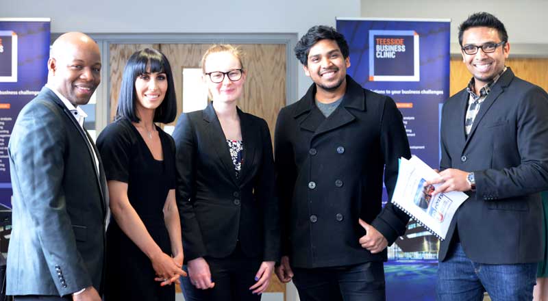 Amin Ngunga, Kirsten Donkin, Danielle Young and brothers Kanidu and Shavindu Karunanaya.