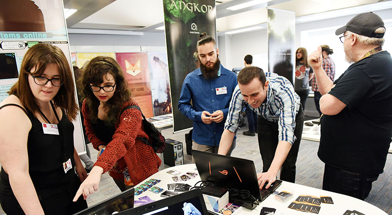 ExpoTees, the School of Computing's annual student showcase, is used by many major employers to recruit graduate talent.