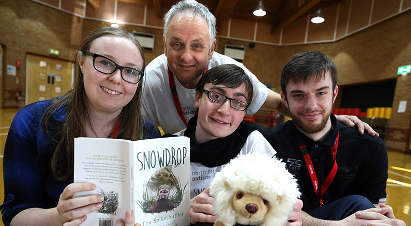 From left - Stephanie Hodges, Peter Barron, Jonathan Raiseborough and Johnny Stafford