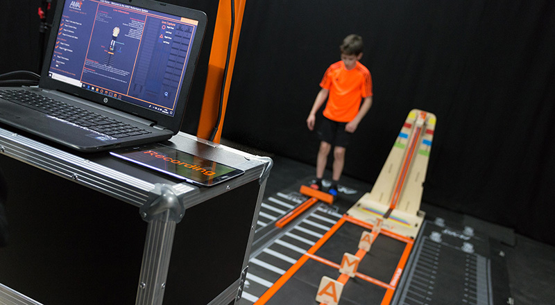The AMAT platform uses gaming technology to monitor the training of young athletes.