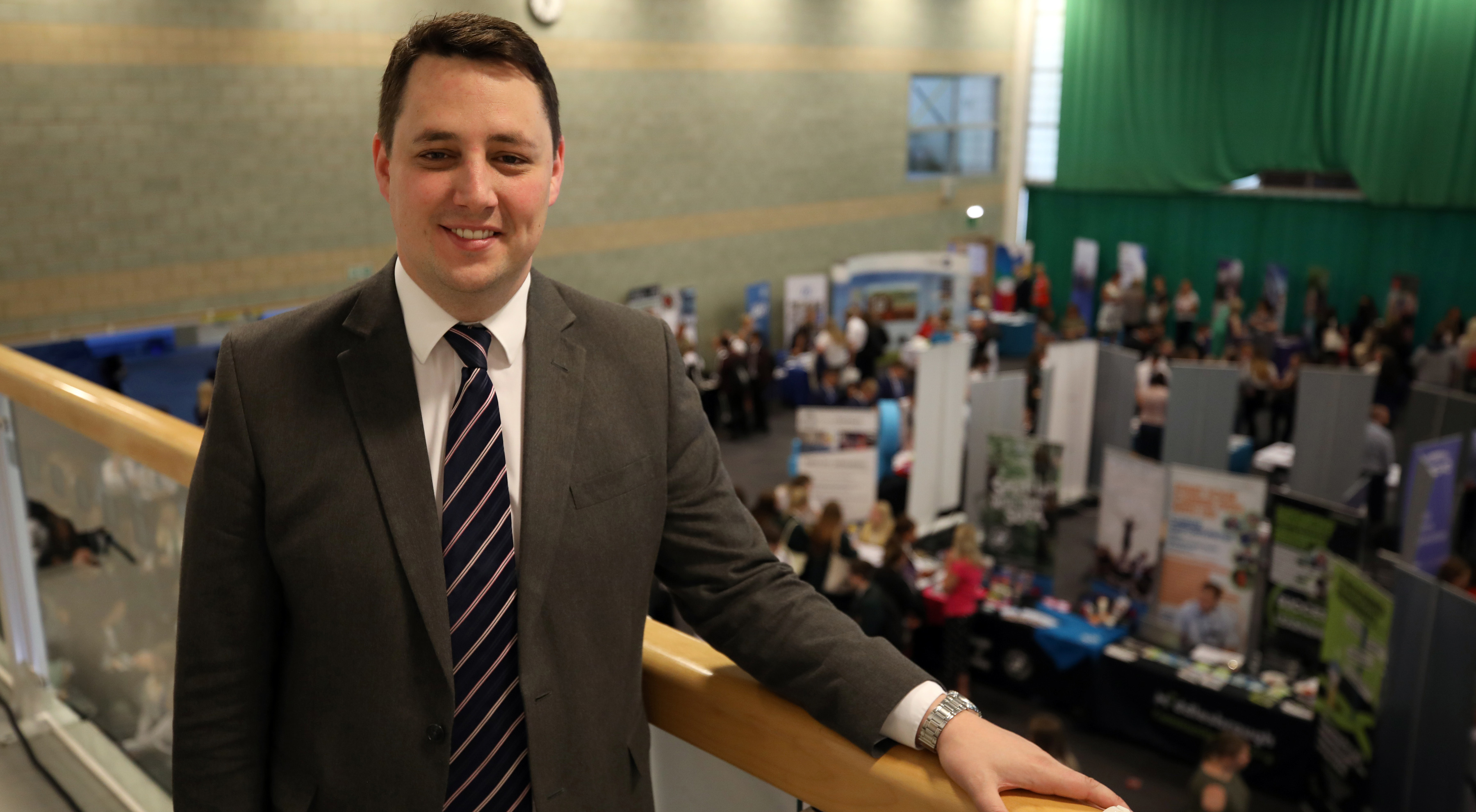 Tees Valley Mayor Ben Houchen at the Tees Valley Skills and STEM event.