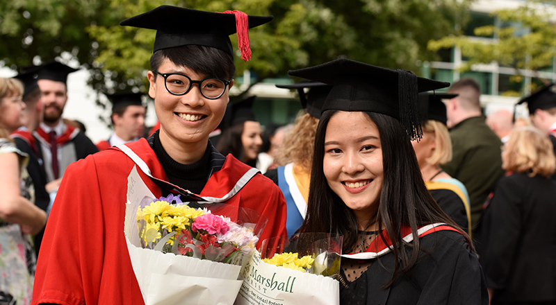 Link to International students graduate class of 2018 with distinction and first-class honours.
