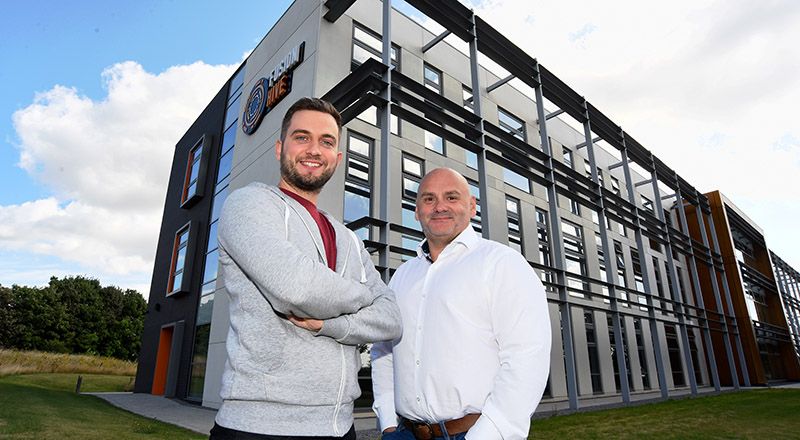 Tim Spratt (left) and Richard Bendelow (right) of Techquity at Fusion Hive