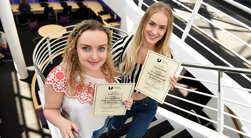 Emily Powell (left) and Molly Broughton (right)