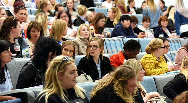 Delegates at the Discover Oncology student conference,
