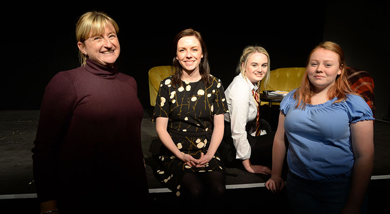 Fiona Helyer, Dr Sarah O'Brien, Beth Moore and Amy O'Leary (L-R) 