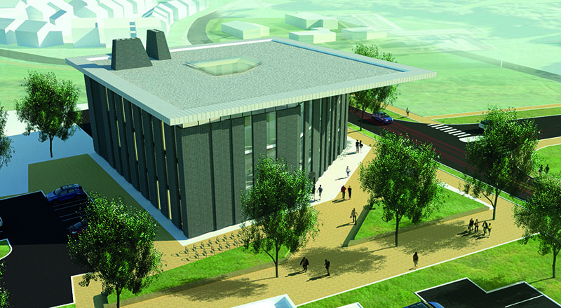 An artist's impression of the National Horizon's Centre