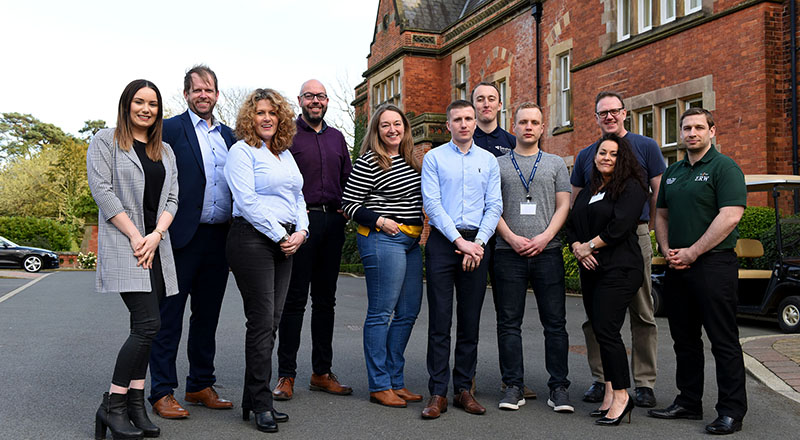 Members of the latest cohort of LEAP 50 at Rockliffe Hall
