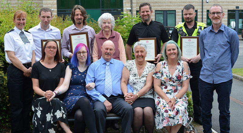 Senior Lecturer in Adult Nursing Matthew Van Loo pictured back row, second from left.