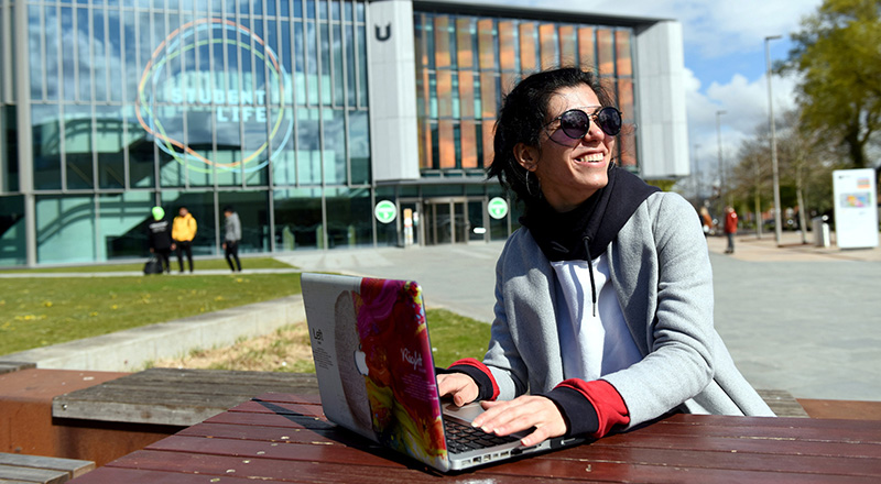 International students at Teesside University