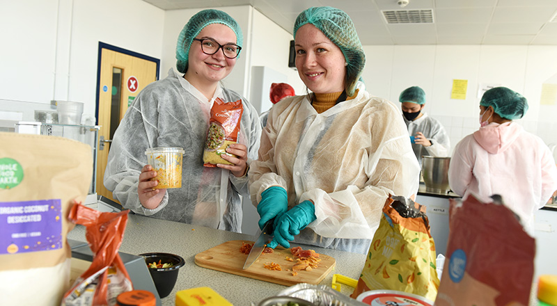 Food students cooking up new treats with a healthy twist | Media centre