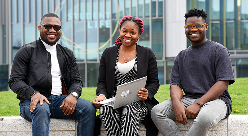 Joseph Oyekanmi, Chinomnso Ehiudo and Faith Nteogwuija