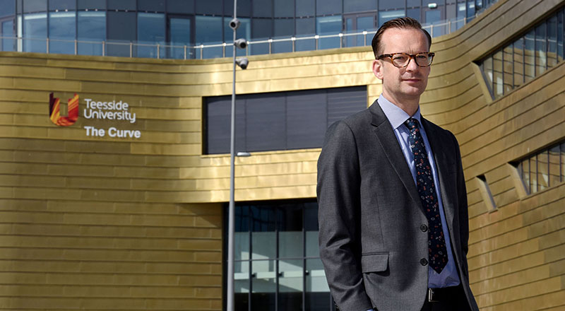 Professor Mark Simpson, Teesside University Pro Vice-Chancellor (Learning and Teaching)