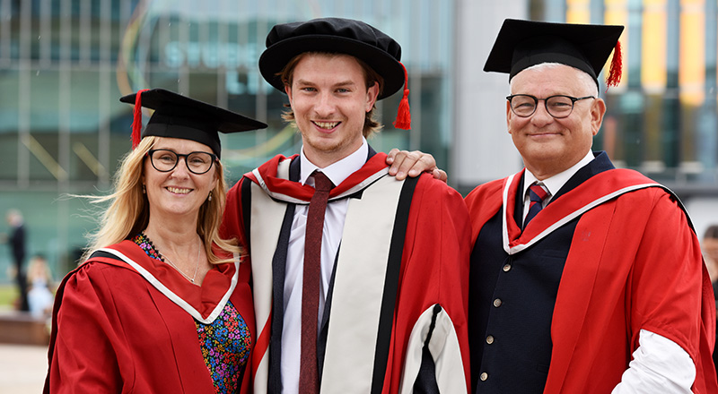 Michelle Jones, Dan Jones and Graham Jones 