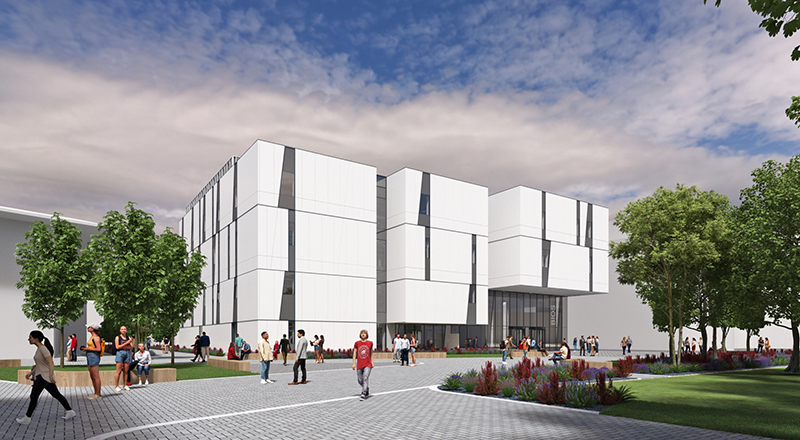 Artist's impressions of the new £35million BIOS building at Teesside University