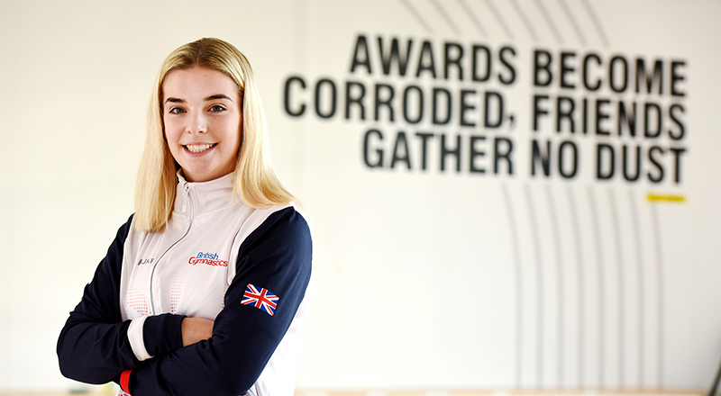 Jess Brain, BEng (Hons) Aerospace Engineering and GBR gymnast