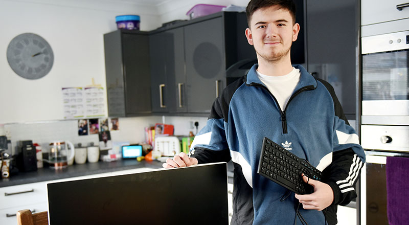 Jack Dorsi, BSc (Hons) Information Technology . Link to Support for talented computing student.