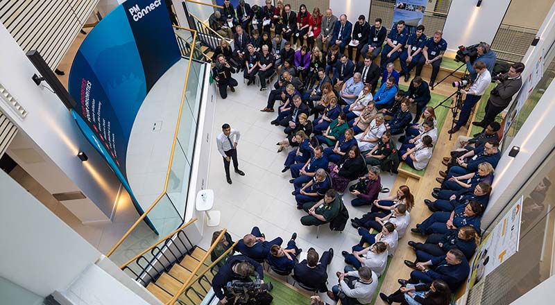 Prime Minister Rishi Sunak at Teesside University’s National Horizons Centre