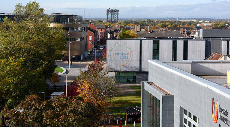 Teesside University campus