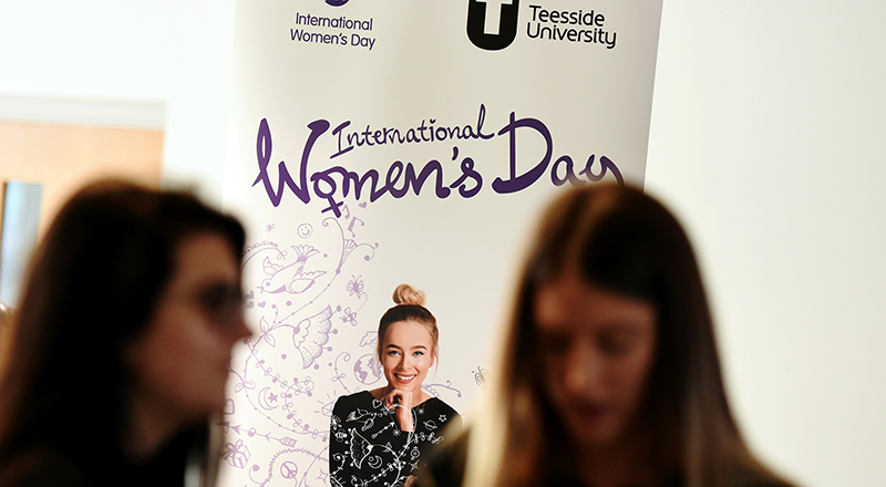 Picture from a previous International Women’s Day event at Teesside University