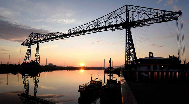 The Tees Transporter Bridge